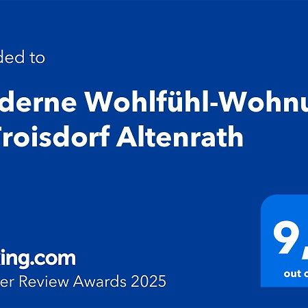 Moderne Wohlfuehl-Wohnung In Troisdorf Altenrath المظهر الخارجي الصورة